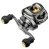 Baitcasting Reels, 8KG Max Drag Baitcaster Reels, 7.2:1 Gear Ratio Fishing Baitcasting Reel, 12+1 BB Bait Caster Reel, Low-Profile Fishing Reel with Compact Design Left Hand