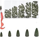 Bullet Fishing Sinkers Bass Fishing Weights Kit, 60pcs Worm Fishing Slip Weights Painted Pitching Flipping Weight Worm Weights for Bass Fishing Texas Rig Carolina Rig