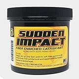 Team Catfish Sudden Impact Catfish Fiber Bait (12 oz) Made in USA