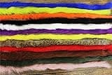 Tigofly 12 Colors Straight Cut Rabbit Zonker Strips 3/16" 5mm Width Genuine Hare Hair Fur Streamers Fly Tying Materials