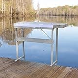 MAXXTUFF Heavy-Duty Dock-Mounted Fish Fillet Table, Model MTM101