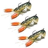 Lixada Soft Fishing Lure Crawfish Bait Shrimp Lobster Claw Artificial Lure Swimbait 8cm/14g