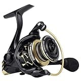 KastKing Valiant Eagle Spinning Reels, Black Gold Fishing Reel, Size 4000