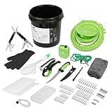 Mossy Oak 126PC Fishing Tool Kit, Fishing Gear with 25 in 1 Fishing Multitool Pliers, Bait Bucket with Lid, Speed Aerator, Fish Fillet Knife, Fishing Hook Kit, Fish Hook Remover, Fishing Gifts for Men