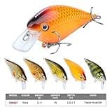 PROBEROS Crankbaits Set Lure Fishing Hard Baits Swimbaits Boat Ocean Topwater Lures Kit Fishing Tackle Hard Baits for Trout Bass Perch Fish Lures Set (407)