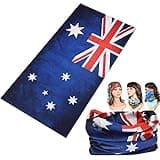 Zupro Bandana Headband Sun Protection Face Mask Balaclava Neck Gaiter Magic Scarf Headwear,for Hiking Running Cycling Yoga Fishing.Australian Flag