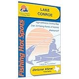 Conroe Fishing Map, Lake