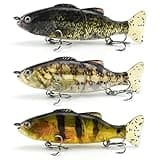 ODS Lure Glide Bait with PVC Tail Sinking Fishing Tackle Set for Bass Trout Shad Perch Pike (Set 3)