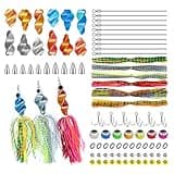 Spinner Making Kit Fishing Lure Making Kit Bass Lures Trout Lures Fisher Angler DIY Gift Spinner Bait Accessories