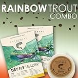 Cutthroat Leader Rainbow Trout Combo 2-Leaders- floatant-FBA