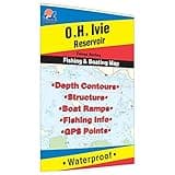 O.H. Ivie Reservoir Fishing Map