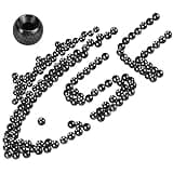SF Cyclops Tungsten Bead Head Eyes for Fly Tying Nymph Head Ball Beads （100 Pieces # Nickel 7/64"-2.8mm