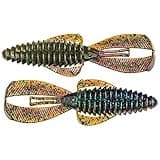 Strike King Rage Bug Fishing Lure, Soft Plastic Grub, Unique Design, Subtle Action