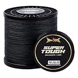 HERCULES Super Tough Braided Fishing Line 30 pounds Test Black 30LB (150 Yards) - 4 Strands