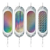 ELEHUA 4 Pcs Kokanee Dodger Trolling Flashers – Must-Have Salmon Flashers for Fishing Enthusiasts