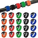 20Pcs Fishing Rod Belt Stretchy Straps & Tackle Ties, Elastic Fishing Rod Holder Strap Angler's Accessory for Organizing and Protecting Fishing Rods Fit for Casting/Spinning/Fly Rods