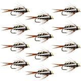 The Fly Fishing Place Bead Head Prince Nymph Fly Fishing Flies - Set of 12 Flies Hook Size 12 - One Dozen