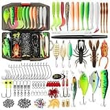 TRUSCEND Widely Used Fishing Bait Rigs Worth Ever Penny, Selected Fishing Lures & Tackle Kit for Starter Freshwater Fishing, Economic/Giftable/Premium Fishing Gear Set Available, Perfect Fishing Gifts