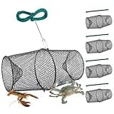 Ribbonlic 4 Set Minnow Trap Crawfish Trap