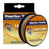 Reaction Tackle Lead Core, Metered Trolling Braided Line Multi-Color - 27LB / 200yds