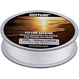 Goture Fly Fishing Line Dacron Backing//8 Strands Braided//for Trout Bass Pike in The Saltwater Freshwater 20lb 30lb 109yd Orange White Yellow White/Black Yellow/Black