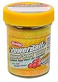 Berkley PowerBait Natural Glitter Trout Bait , Rainbow, 1-4/5 oz, Jar