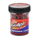 Berkley Gulp! Maggot Fishing Bait, Red Wiggler, Extreme Scent Dispersion, Great Replacement for Live Maggots, Ideal for Panfish, Trout, Crappie, and More