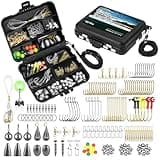 MadBite Freshwater Terminal Tackle Kits, 182 pcs, Fishing Hooks, Accessory Kit, Freshwater Fishing Gear, Fishing Weights & Sinkers, Jig Hooks, Floats and Bobber
