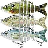 TRUSCEND Fishing Lures for Bass Trout Swimbaits