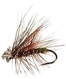 Flies Direct Elk Hare Caddis Olive Assortment Trout Fishing Flies (1-Dozen),Rose Gold