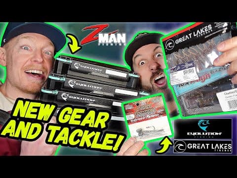 Can you show me Aggressively Average Anglers' latest video on new gear and tackle?