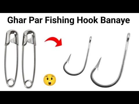 How can I make a fishing hook?
