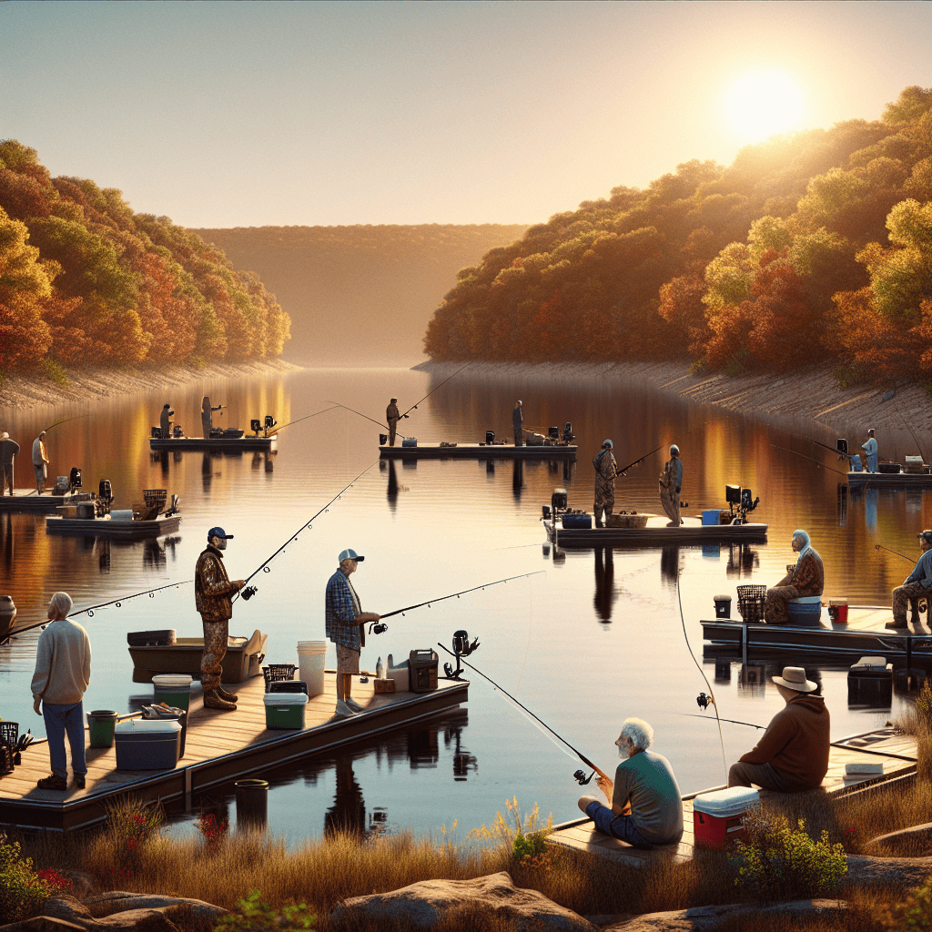 What should I use for largemouth bass fishing on Lake Hudson in September?