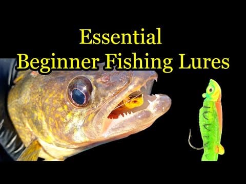 What lures are best for fishing in a drained lake?