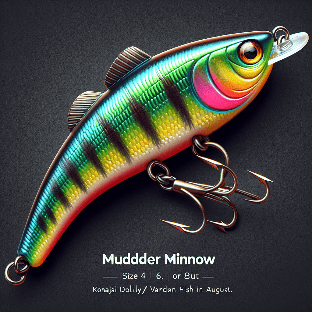 What is the best size for a Muddler Minnow when targeting Kenai Dolly Varden in August?