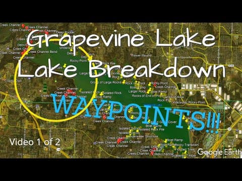 Give me advice for fishing Lake Grapevine?