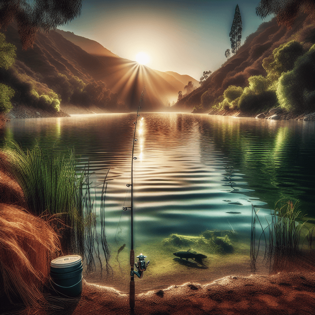 What is the best spot to fish at Castaic Lake for largemouth bass?