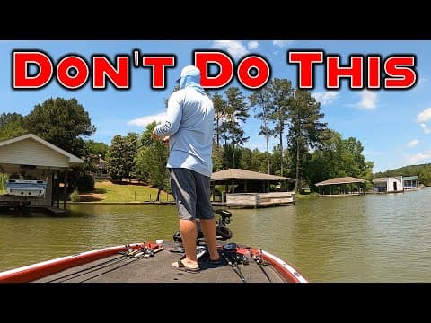 How can I successfully fish for bass during the heat of the day?