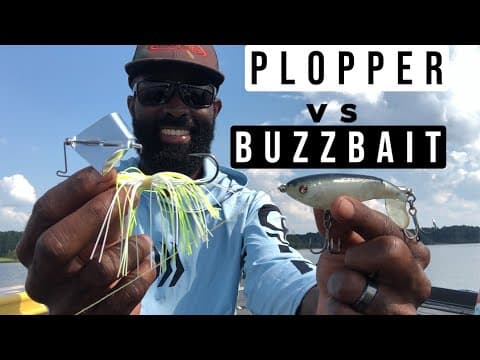 What's the difference between a buzz bait and a popper choppo?