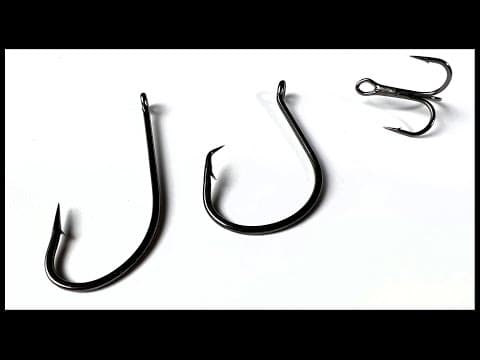 What size hook should I use for a P-Line Predator Lure for catch and release?