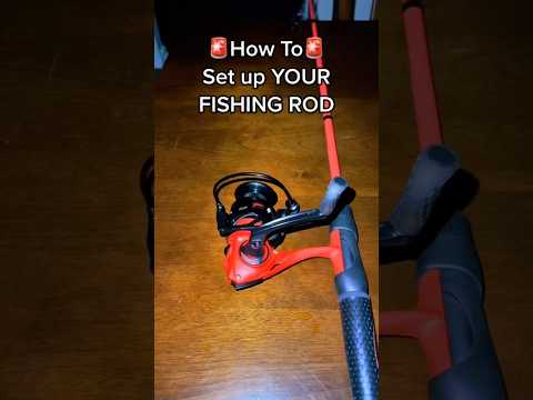 How do you get a line onto the top kit of a pole fishing rod?