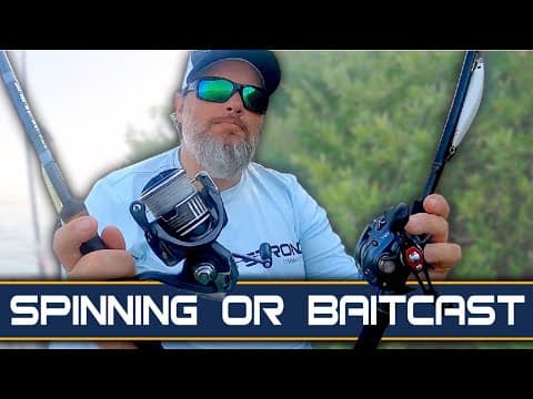 Is a spin reel or baitcaster better for bass fishing?