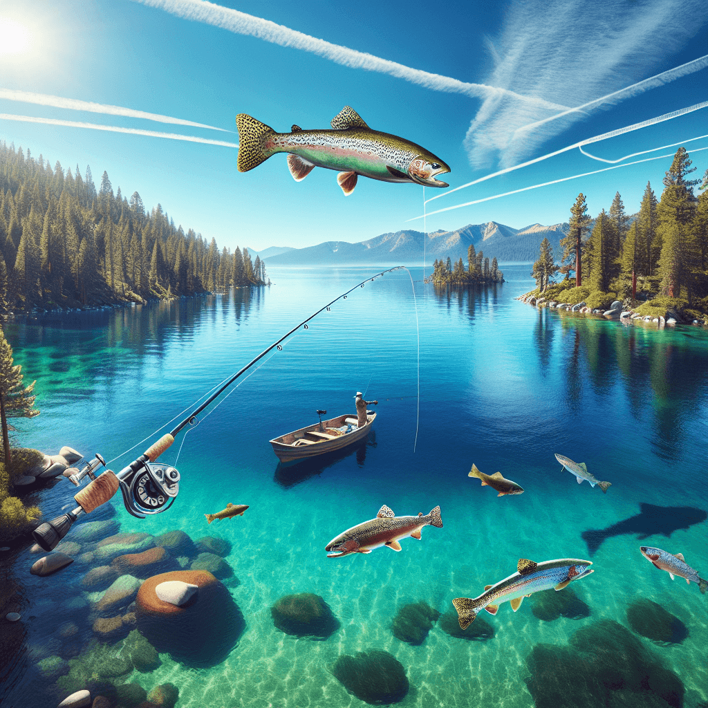 What are the best ways to catch trout in Lake Tahoe?