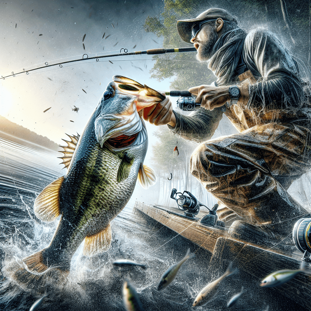 What is the best way to catch largemouth bass?