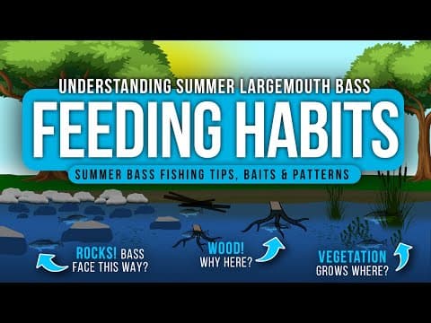How does a rainbow bass feed?