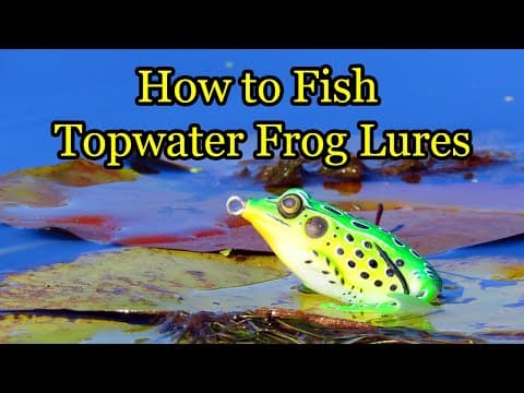 How do I fish with a Lunkerhunt Prop Frog?