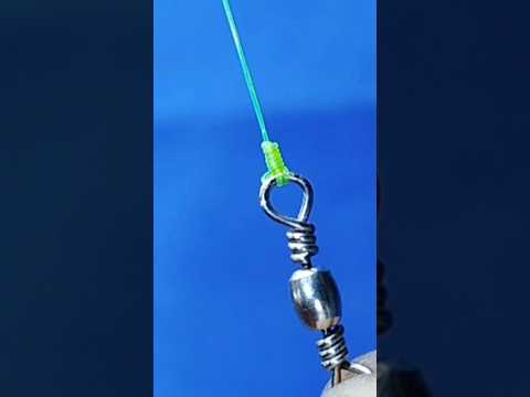 How can I straighten the coils in my thin clear fishing line?