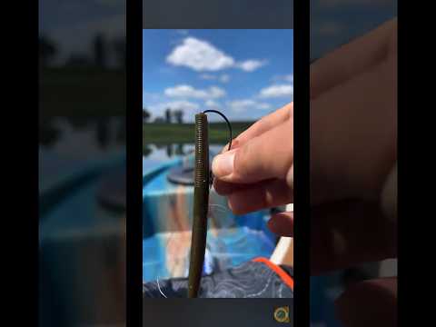 What is the best way to rig a fake 5-inch worm?