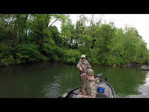 How do I catch bass at Claytor Lake from the shore?