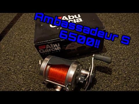 What is the line capacity of the Abu Garcia Ambassadeur 6500 LC for 40 lbs mono line?